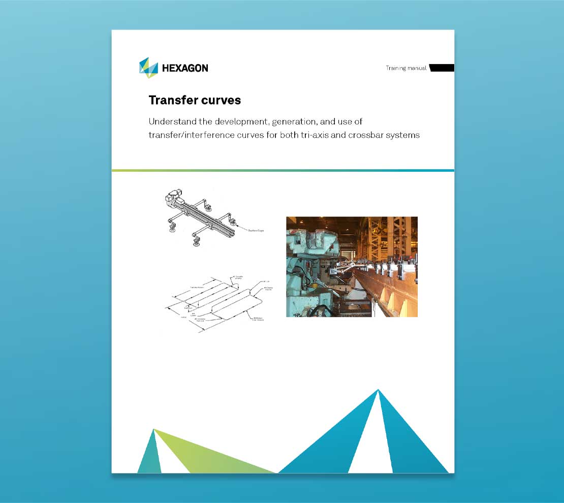 Close up of the training material front cover for Transfer Curves