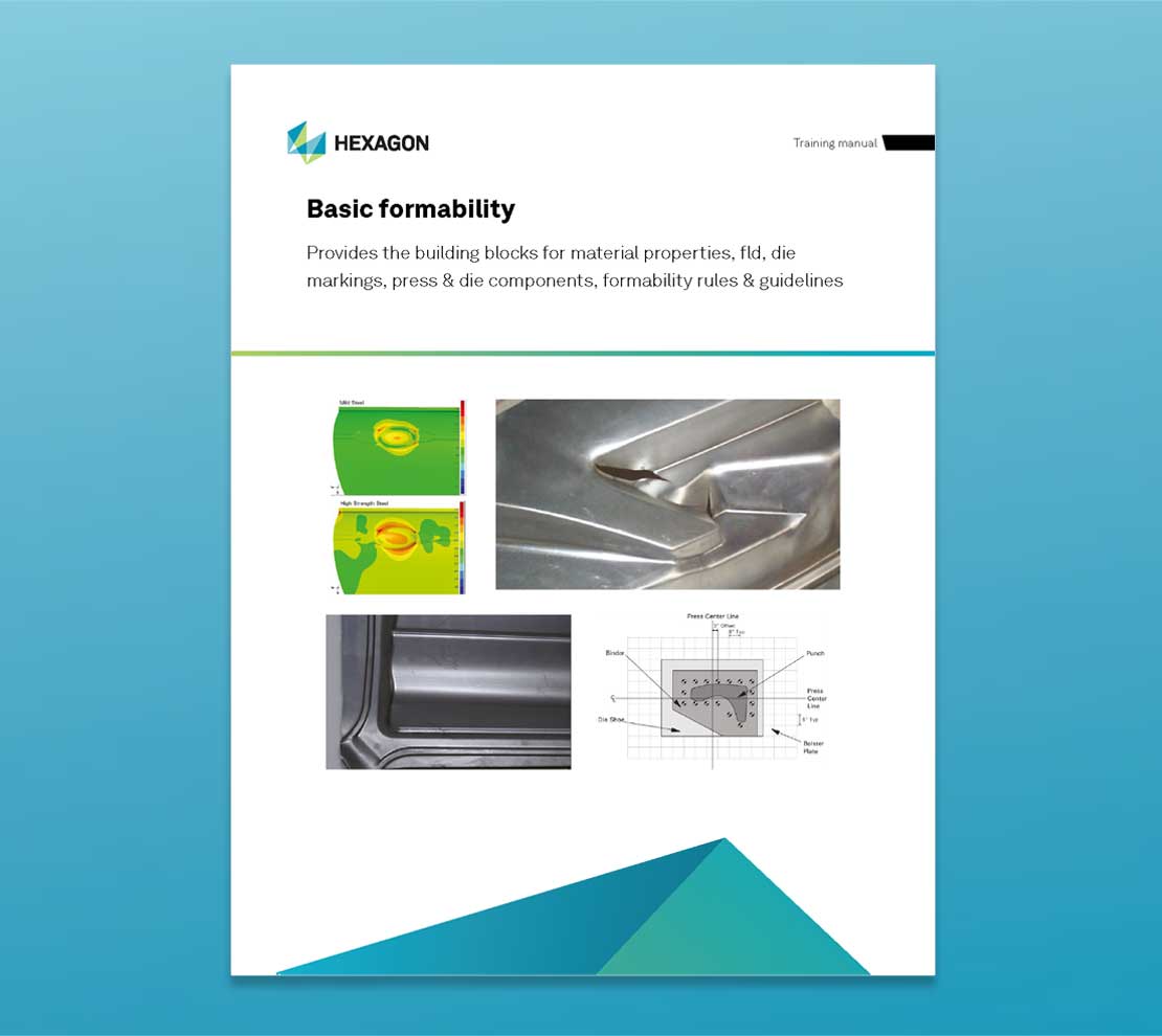 Close up of the training material front cover for Basic Formability