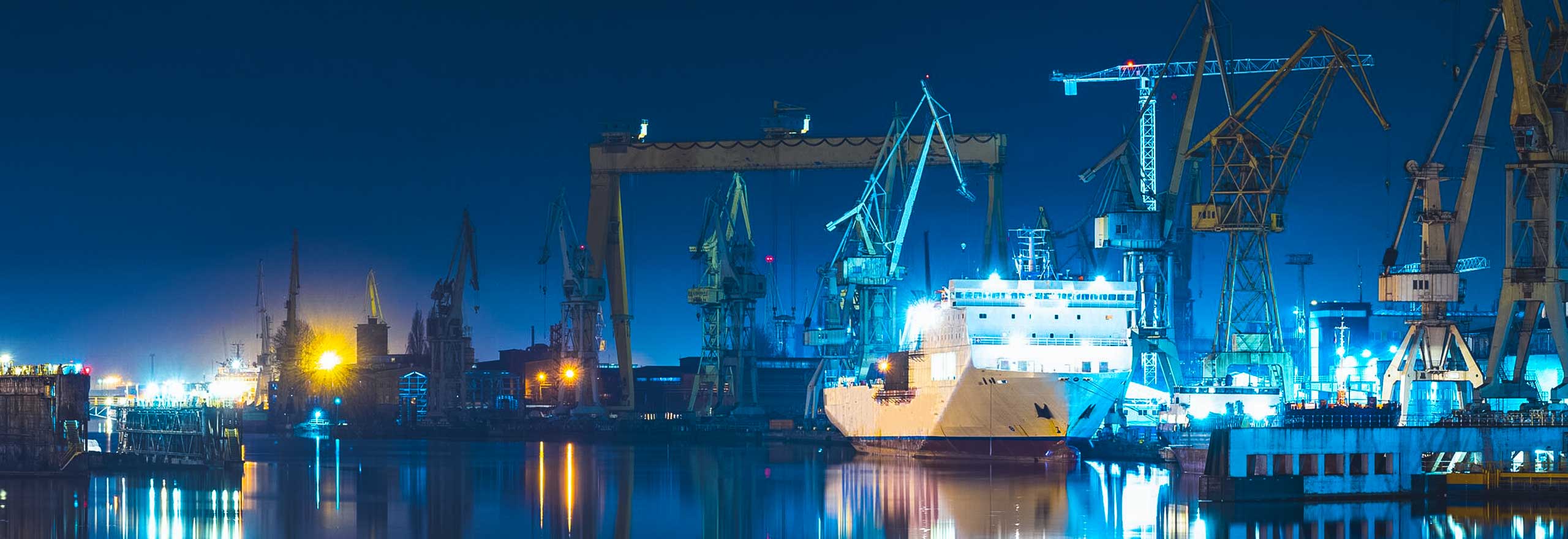 area industri galangan kapal di Polandia
