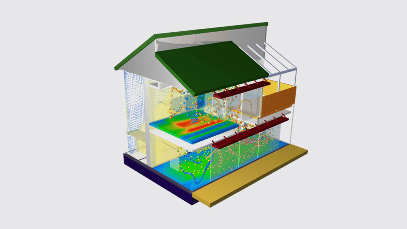 Ottimizzazione del sistema HVAC di un edificio con la simulazione multifisica CFD Cradle
