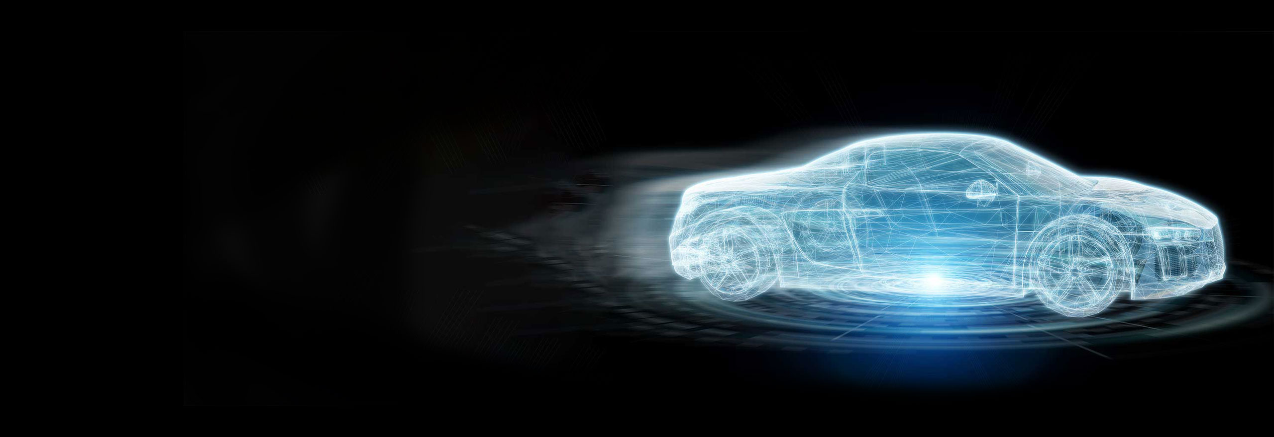 Imagen conceptual de un vehículo eléctrico