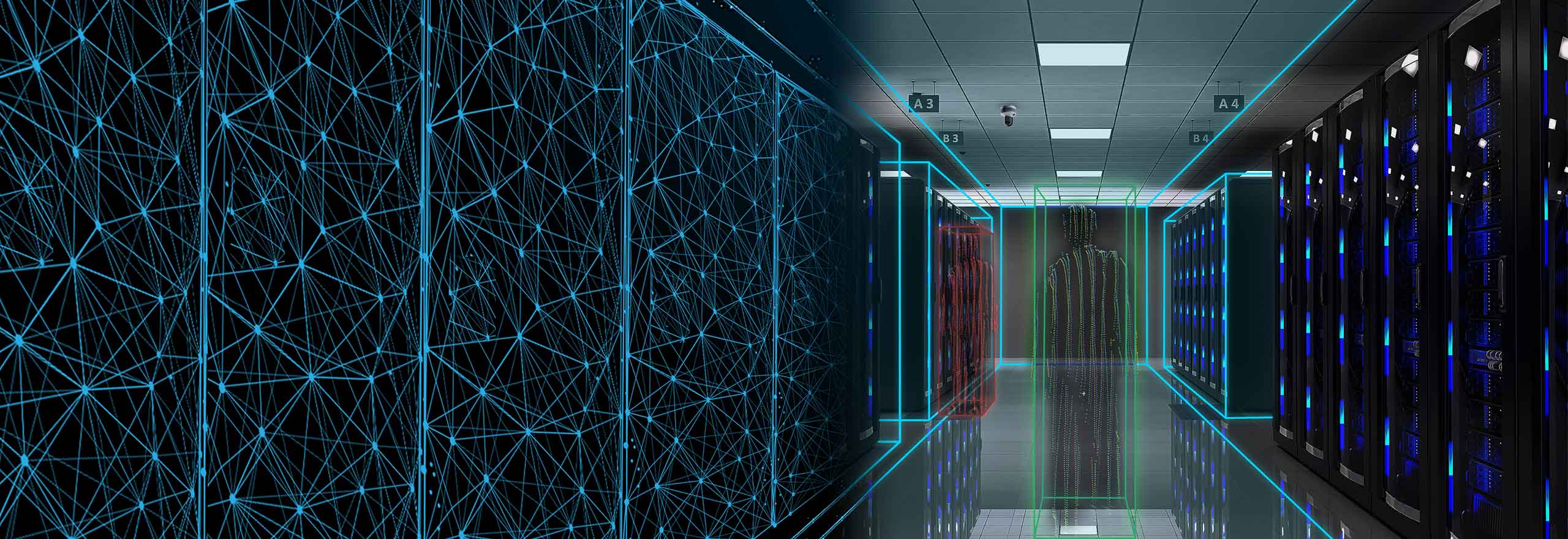 A digitalised server room