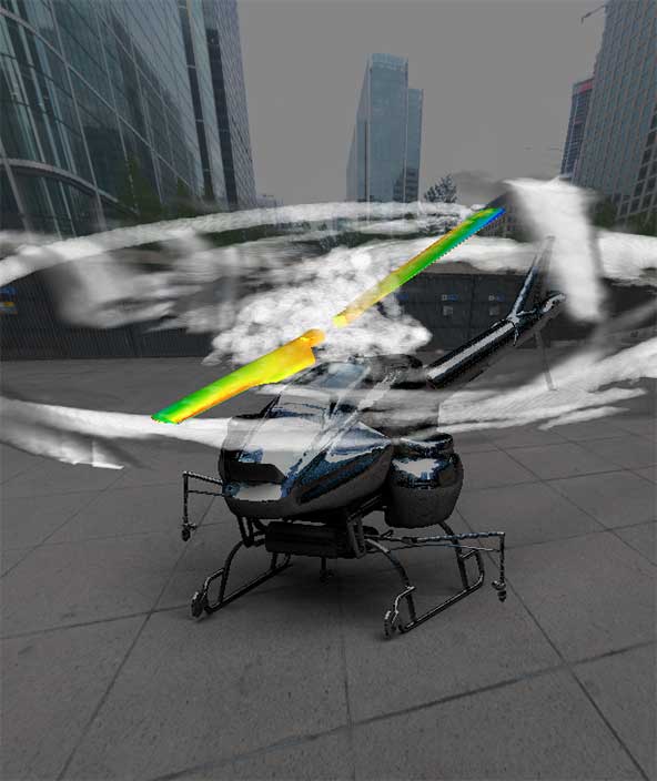 Simulation of a drone