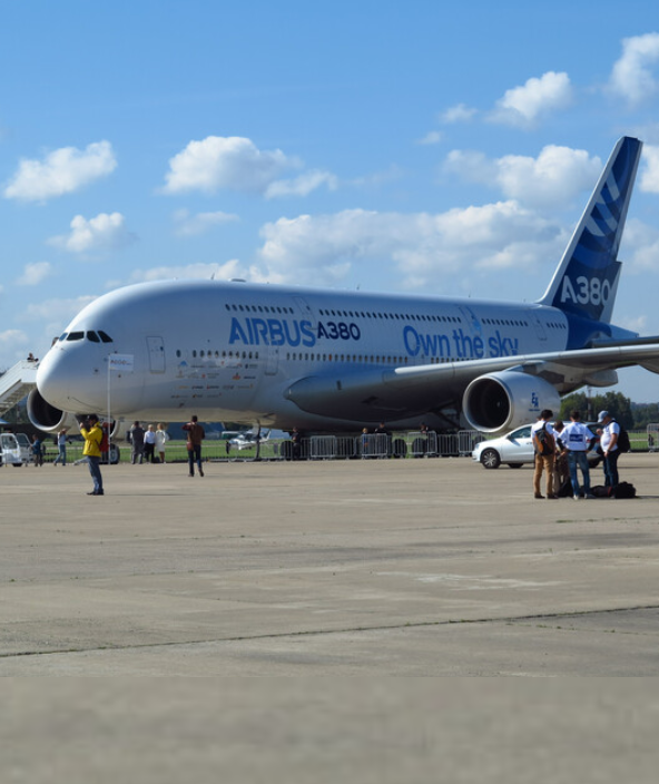 Практический пример использования Airbus A380 в полете, демонстрирующий, как PC-DMIS помогает измерять детали