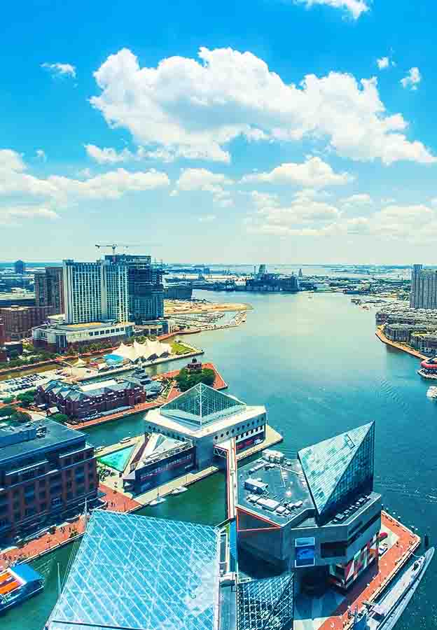 Der Hafen von Baltimore