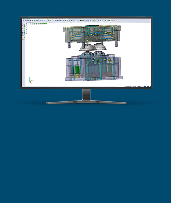 Immagine del software per la produzione di stampi per dispositivi medici