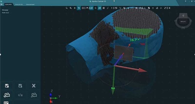 Detection of the fibre orientation with Explorer 3D software