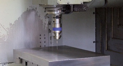 Image of probe in use on metal part
