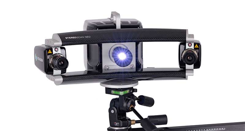 StereoScan neo structured light scanning system