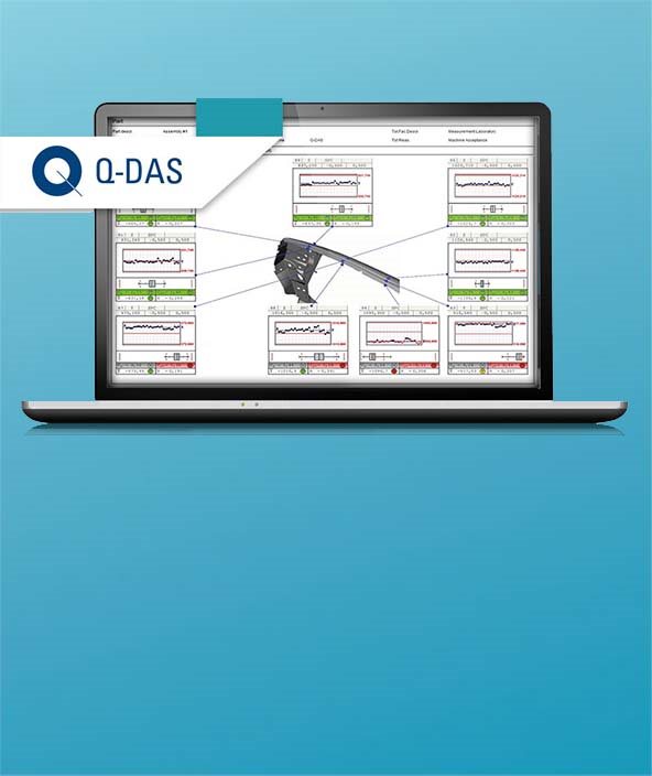 Q-DAS software screenshot on device