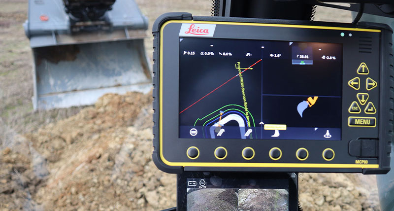 machine control solutions from leica geosystems