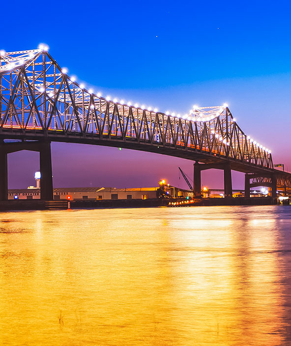 Brücke in Baton Rouge, Louisiana