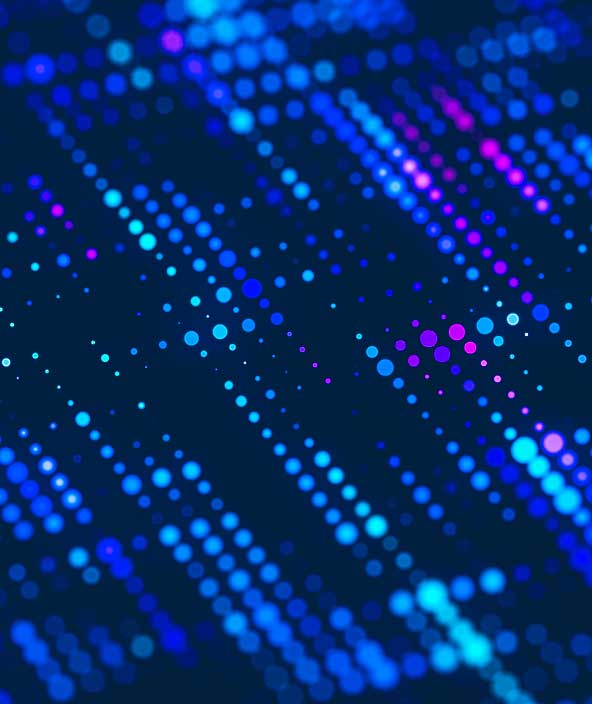 Un'immagine digitale che simboleggia l'informatica e i dati