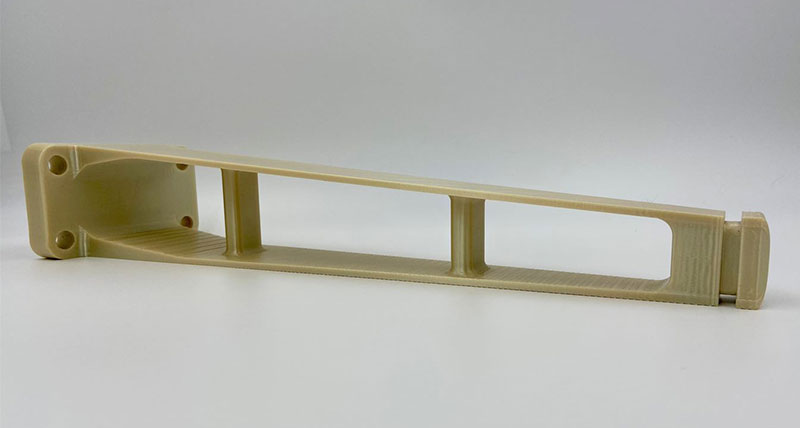 A 3D printed aerospace bracket