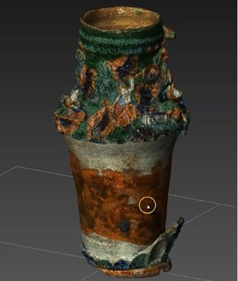 Figure 4: 3D model of the artifact
