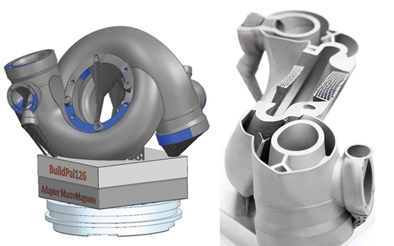The difficult-to-manufacture Formula 1 turbocharger has extremely low tolerances and is complicated to measure.
