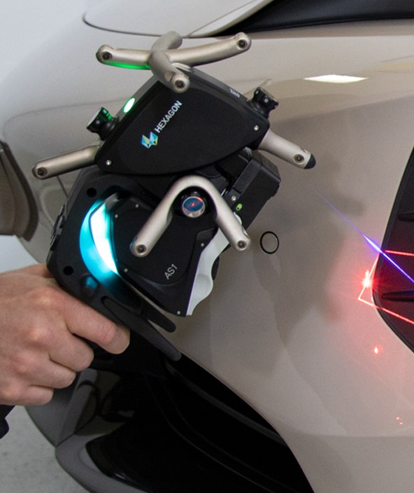 Laser scanner software used in the automotive industry