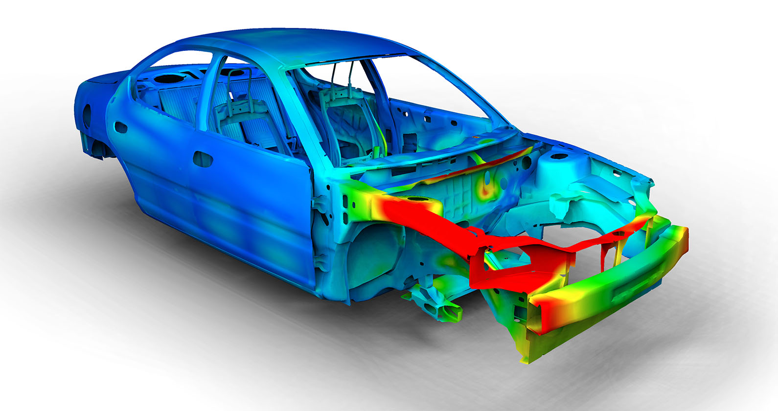 Actran for Trimmed Body - Advanced vibro-acoustic analysis combining Actran and MSC Nastran