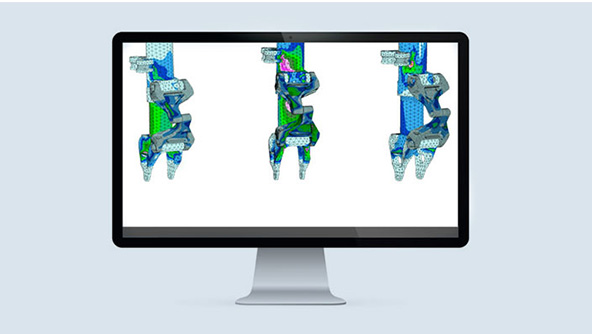 View of embedded fatigue analysis software