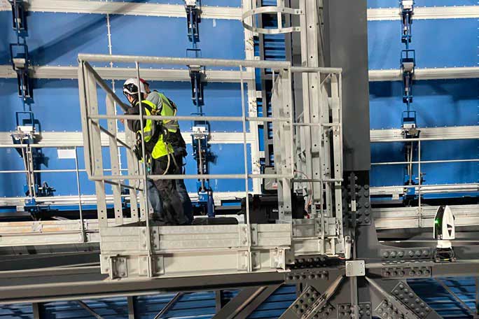 The ATS800 very quickly emerged as the ideal solution for verifying the ELT’s assembly.