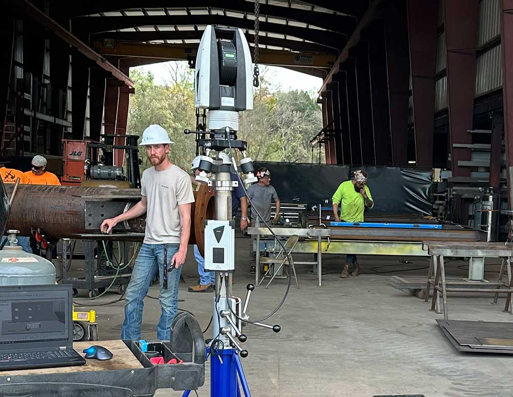 The Leica Absolute Tracker ATS600 can measure objects up to 60 metres away, without reflectors.