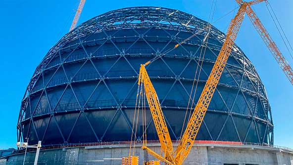 Building the Las Vegas Sphere with Hexagon