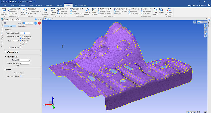 DESIGNER 2022.3 Reverse engineering enhancements