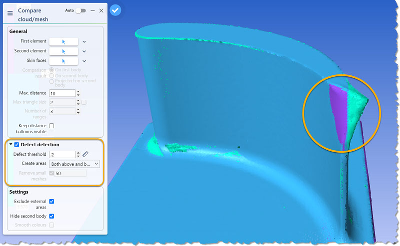 DESIGNER 2023.1 Detect & Extract Defects