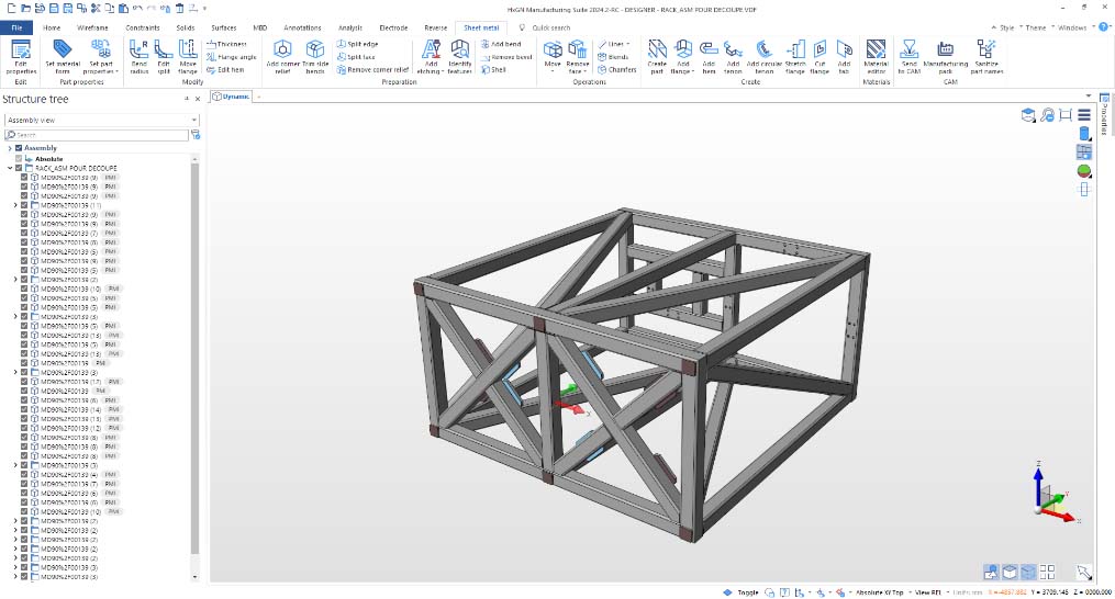 Optimization in Sheet Metal