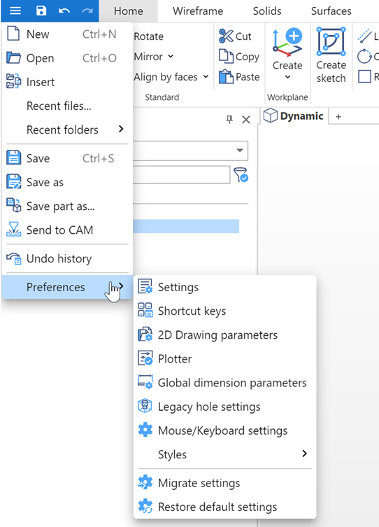 Designer hole features