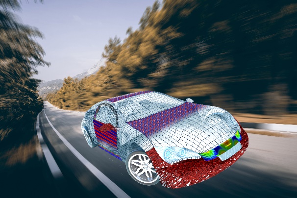 Modellazione dei materiali con simulazioni multiscala utilizzando Digimat su un'automobile completa