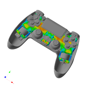 Multiscale Simulations - ビデオゲームコントローラの構造解析