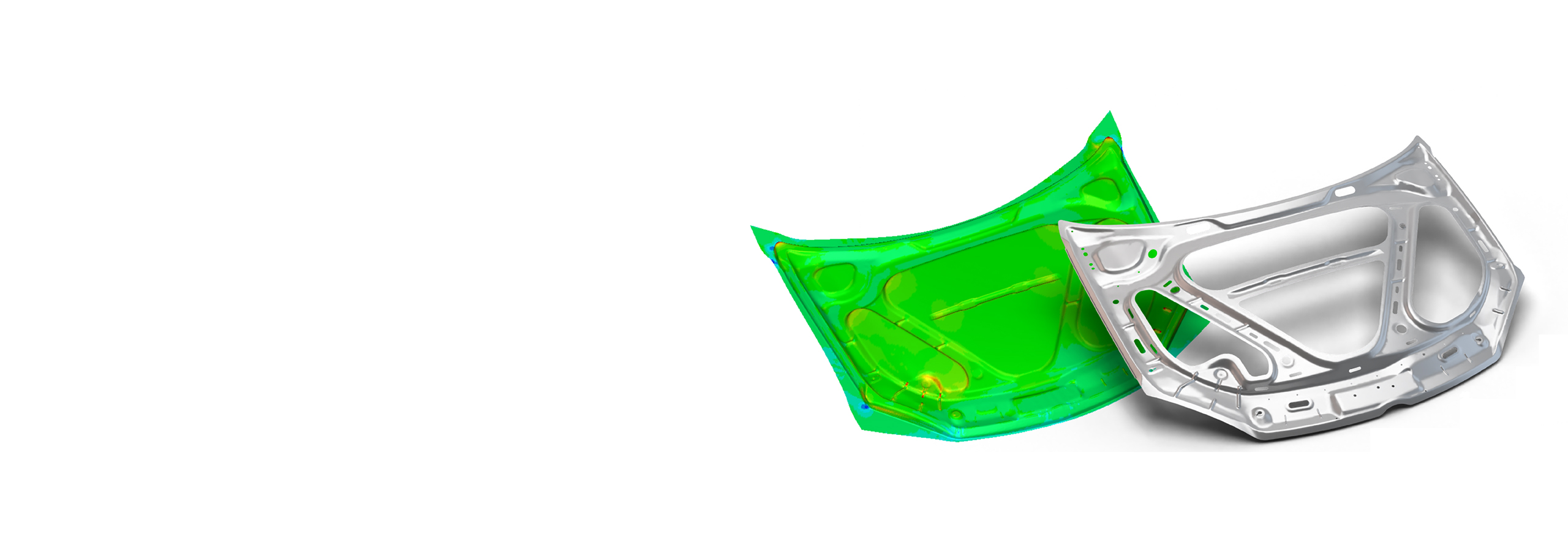 차량 부품의 FTI FASTIncremental 판금 분석 소프트웨어 시뮬레이션