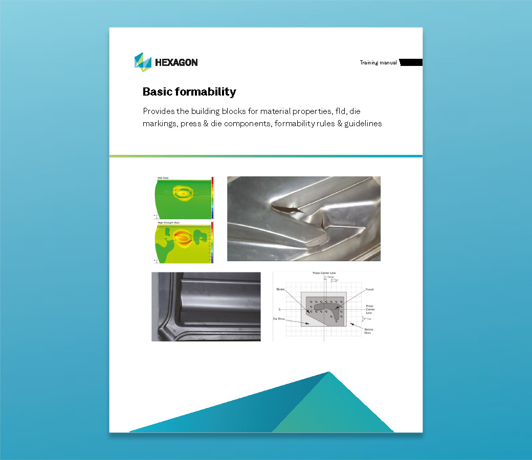 Close up of the training material front cover for Basic Formability