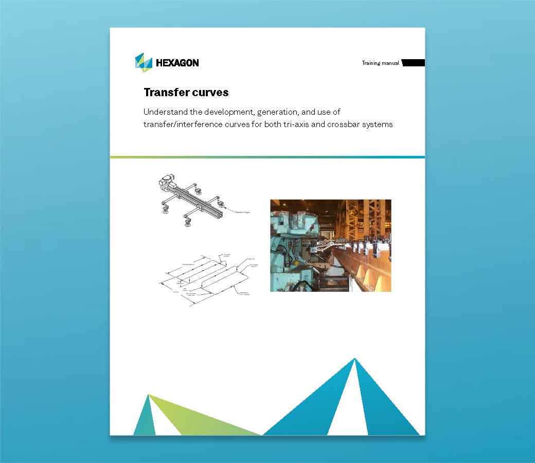 Close up of the training material front cover for Transfer Curves