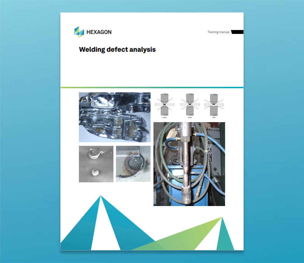 Close up of the training material front cover for Welding Defect Analysis
