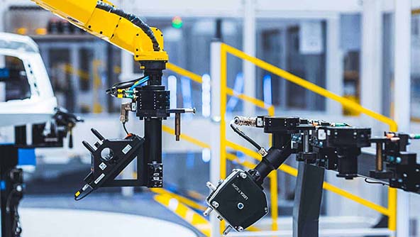 Metrology devices in manufacturing plant