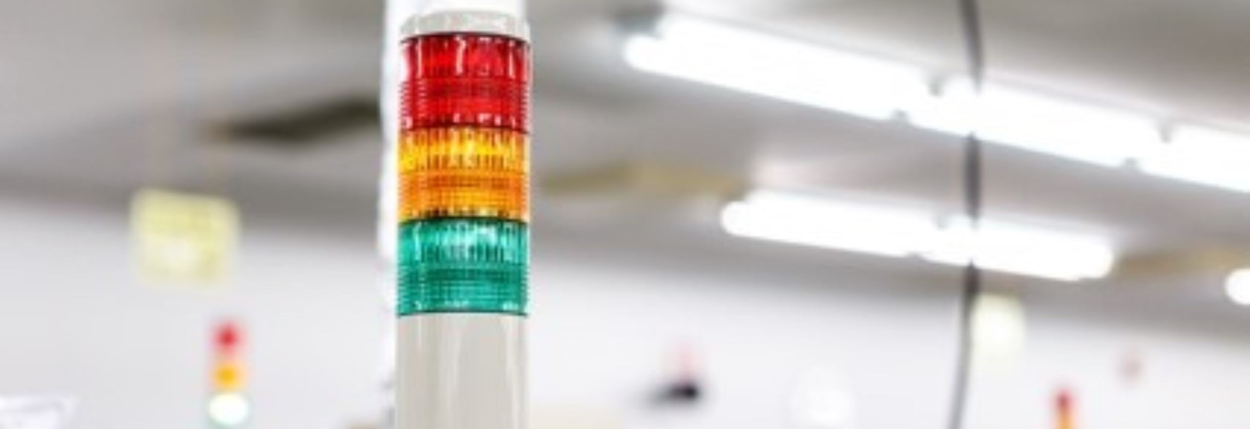 High speed sensor with green, yellow and red lights