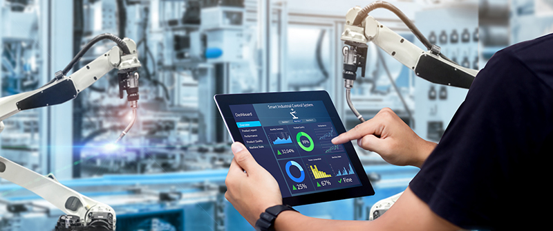 Connected Worker Operations machine optimisation with iPad