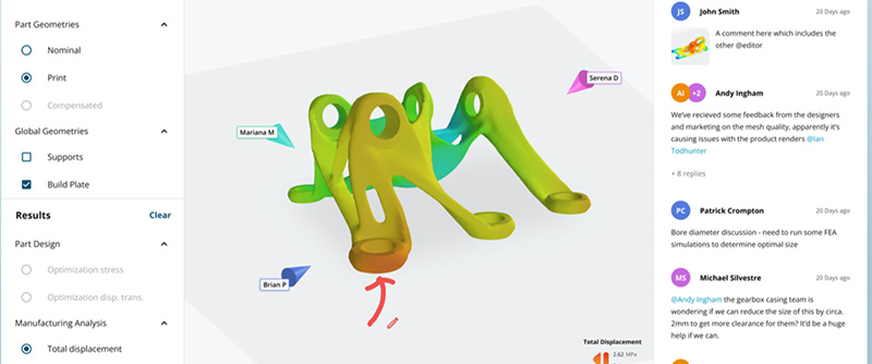 Nexus 3D Whiteboard app visual