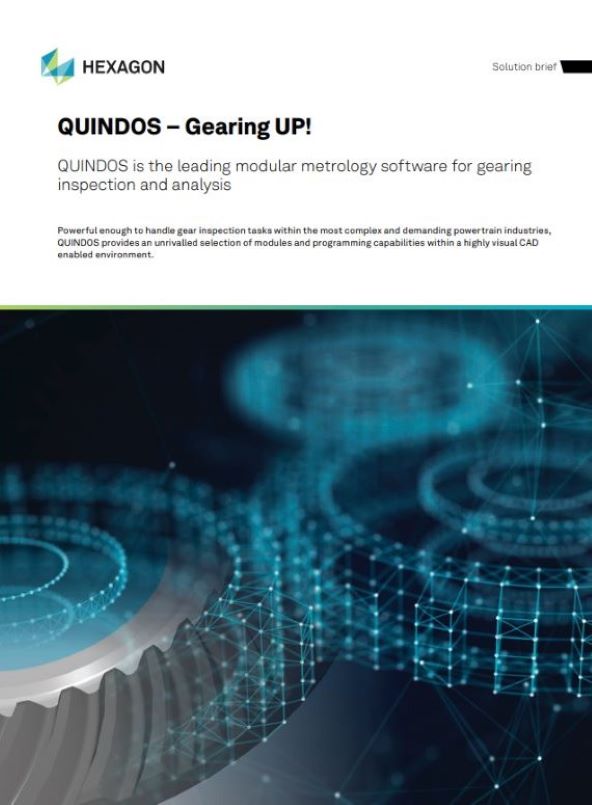 QUINDOS Gearing up solution brief front cover