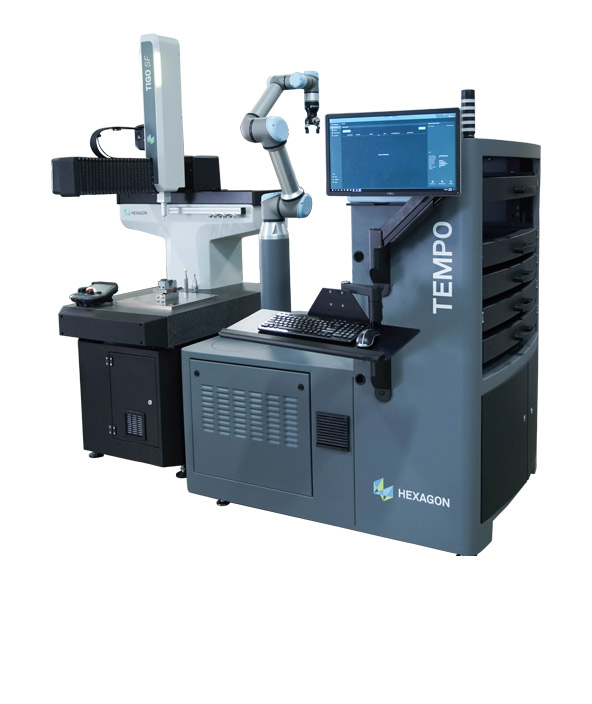 TEMPO boosts CMM workflow with automated part loading, enhancing throughput and capacity with easy integration and minimal training.