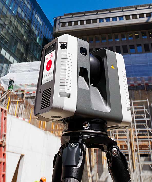 Leica RTC360 is a portable, automated and high-performing 3D laser scanner 