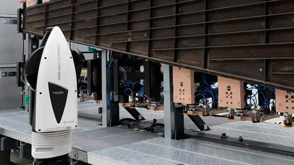 Extending tracker line of sight with mirrors