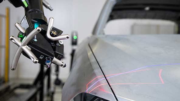 Direct scanning and handheld scanning solutions for laser tracker systems enable large-volume 3D digitisation