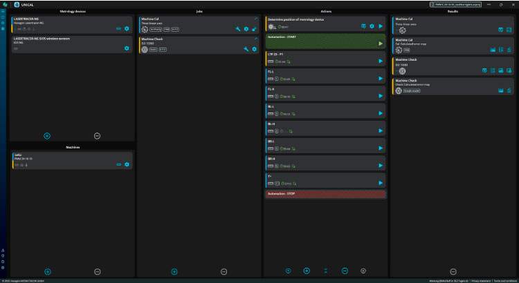 Multi-language support is built in, with reviewed languages flagged for operators.