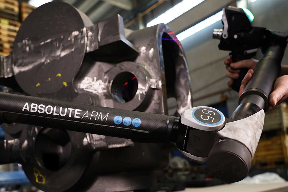 The Absolute Arm is now the world’s first portable measuring arm with an IP54 rating