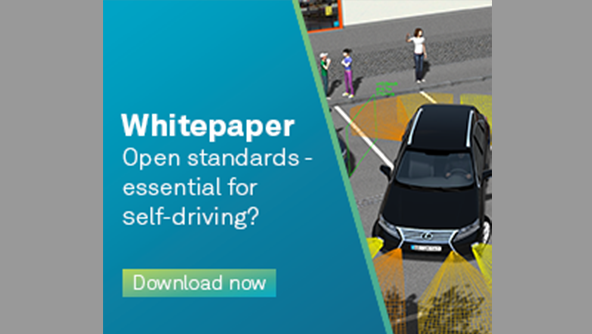 Artículo técnico sobre estándares abiertos para la conducción autónoma con simulación gráfica