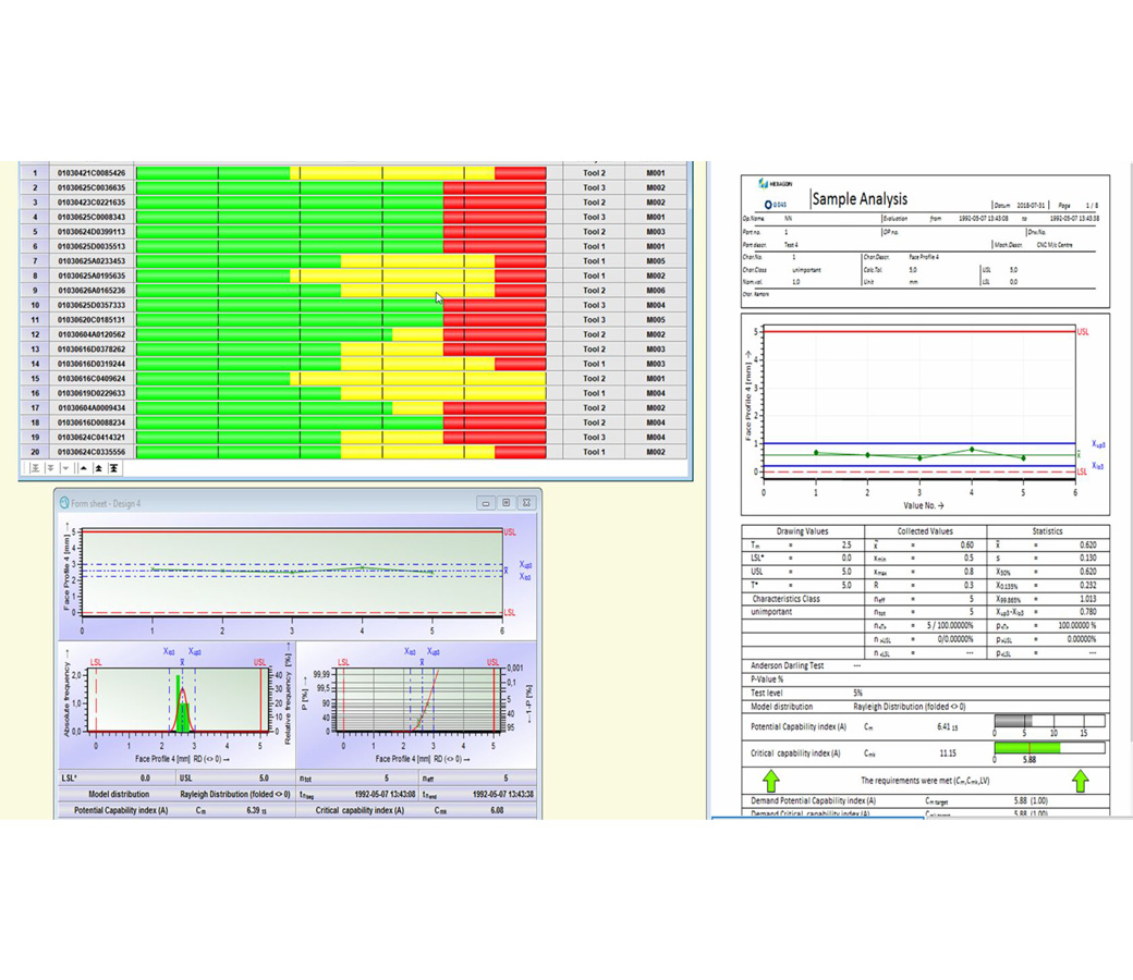 Screenshot der Q-DAS qs-STAT Software