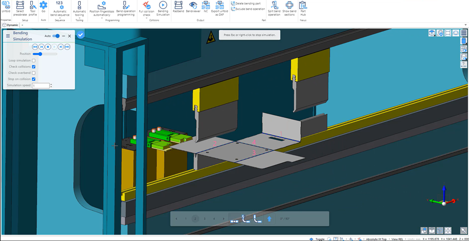 Radan bending support